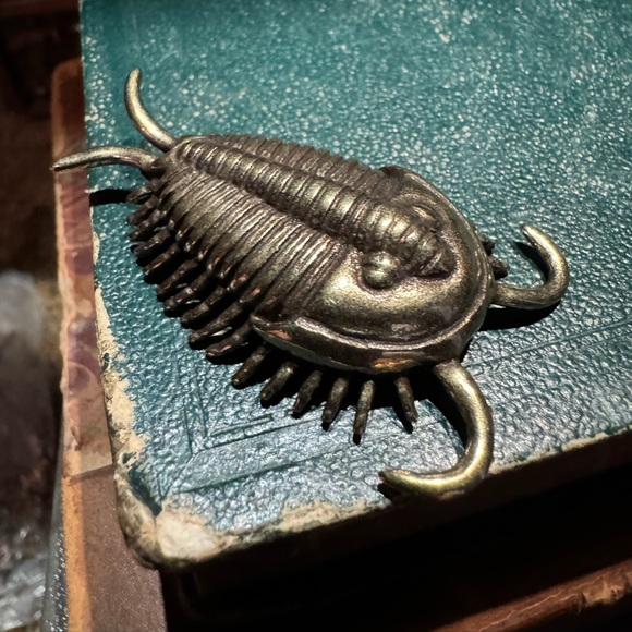 Other - Solid Brass Trilobite Vintage-style Sculpture Desk Decor